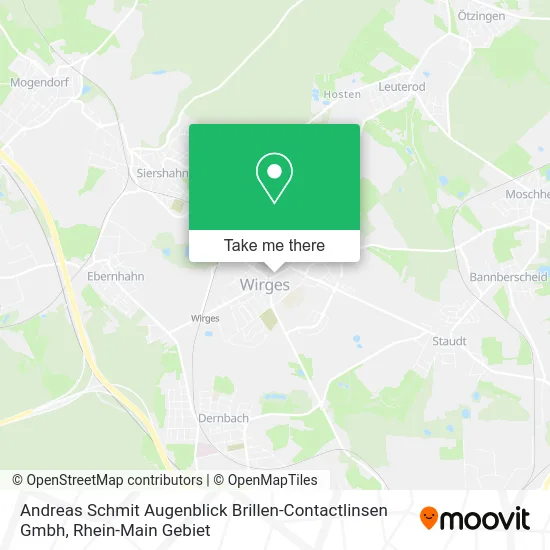 Карта Andreas Schmit Augenblick Brillen-Contactlinsen Gmbh