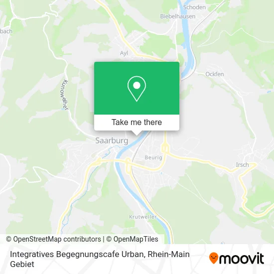 Карта Integratives Begegnungscafe Urban