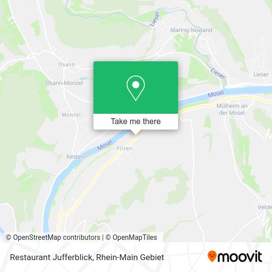 Карта Restaurant Jufferblick