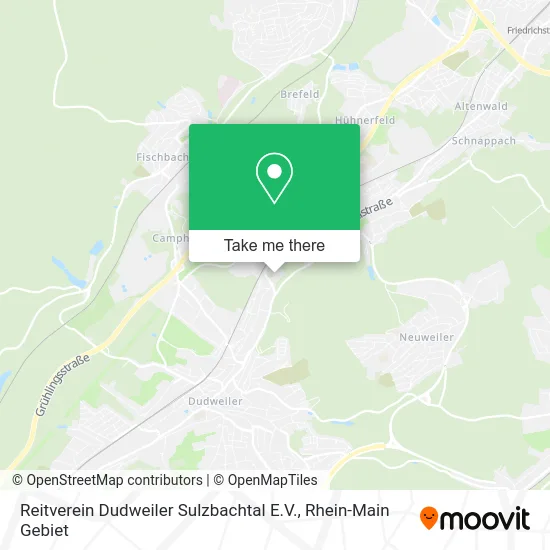 Карта Reitverein Dudweiler Sulzbachtal E.V.