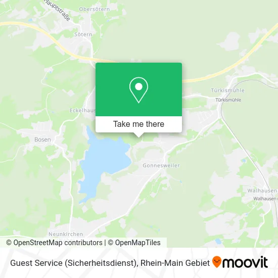 Карта Guest Service (Sicherheitsdienst)