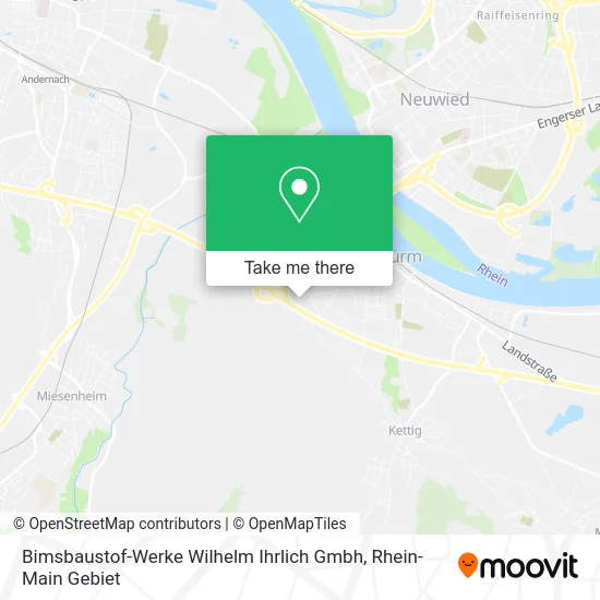 Карта Bimsbaustof-Werke Wilhelm Ihrlich Gmbh