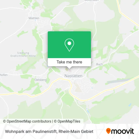 Карта Wohnpark am Paulinenstift