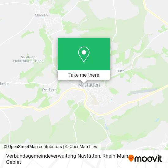 Карта Verbandsgemeindeverwaltung Nastätten