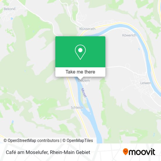 Карта Café am Moselufer
