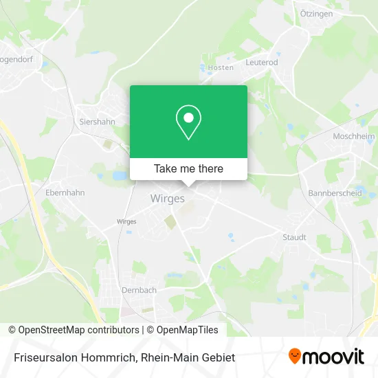 Карта Friseursalon Hommrich
