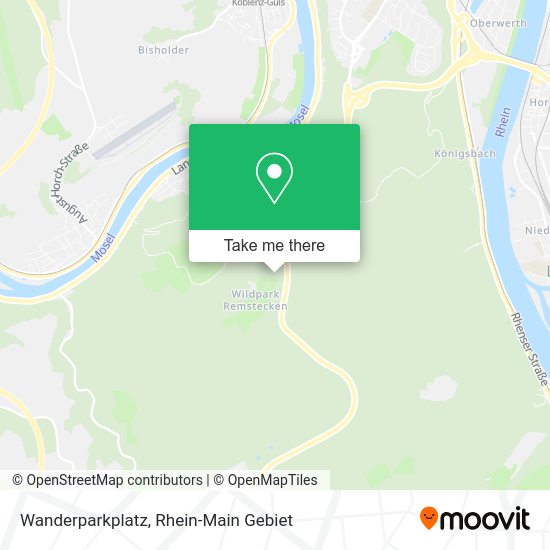 Карта Wanderparkplatz