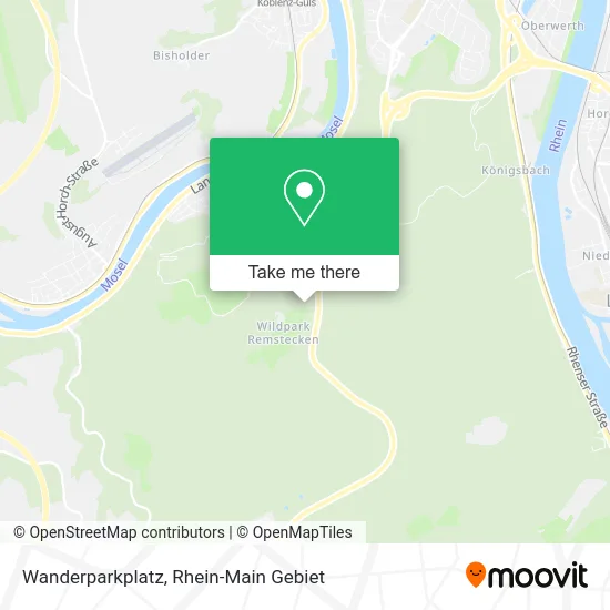 Карта Wanderparkplatz