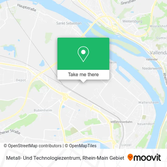 Карта Metall- Und Technologiezentrum
