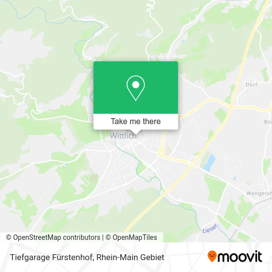 Карта Tiefgarage Fürstenhof