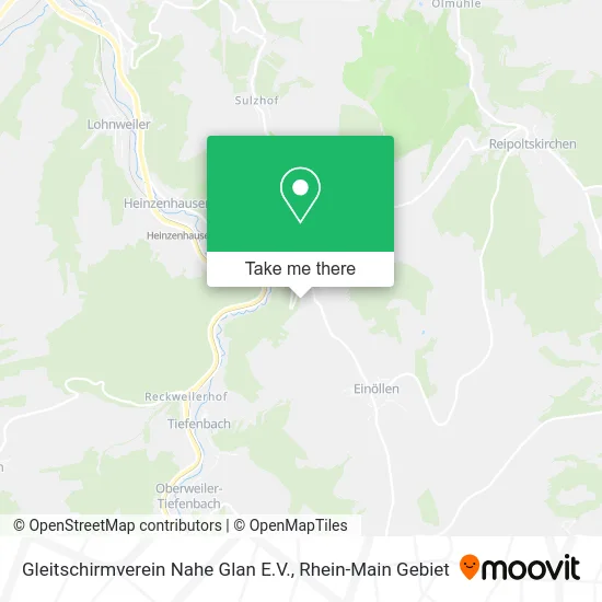 Карта Gleitschirmverein Nahe Glan E.V.