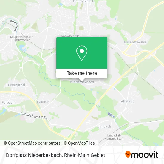 Карта Dorfplatz Niederbexbach