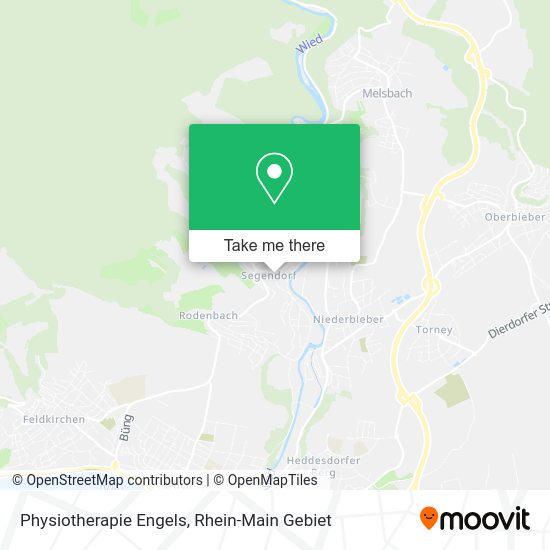 Карта Physiotherapie Engels