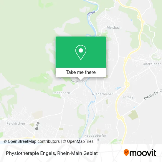 Карта Physiotherapie Engels