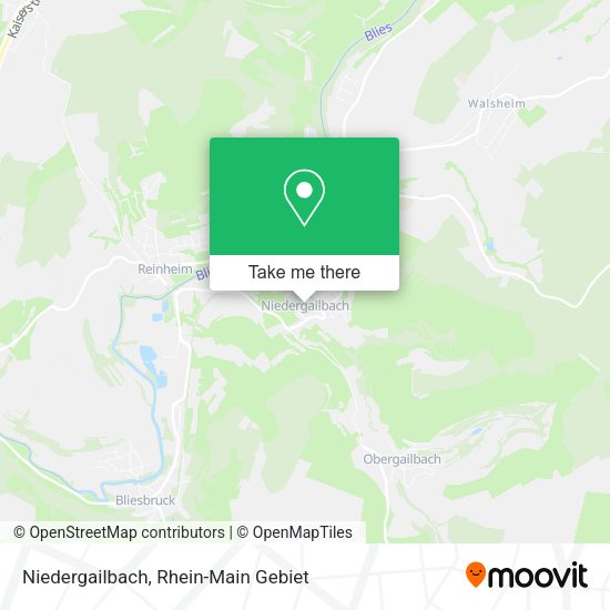 Карта Niedergailbach
