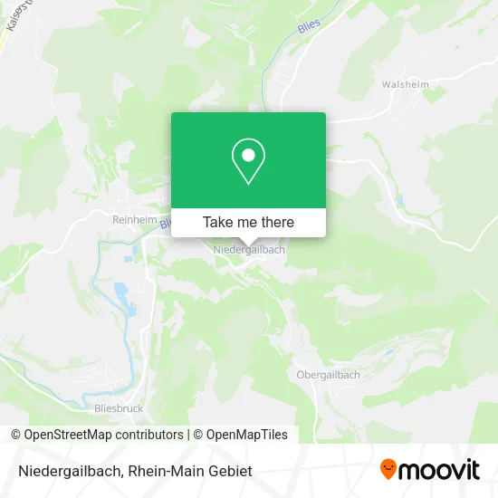 Карта Niedergailbach