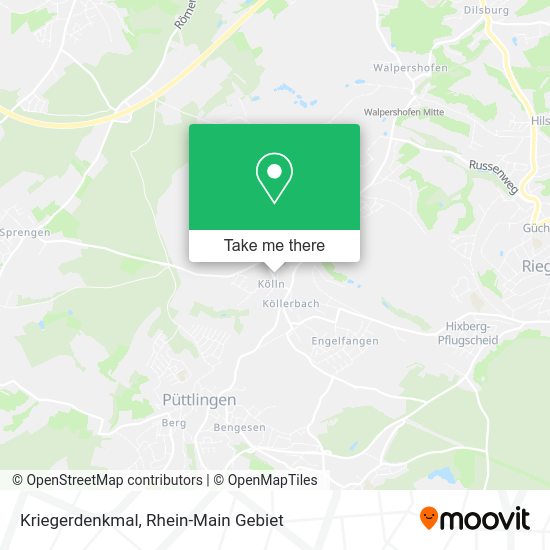 Карта Kriegerdenkmal