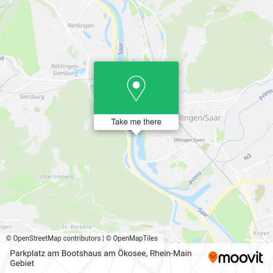 Карта Parkplatz am Bootshaus am Ökosee