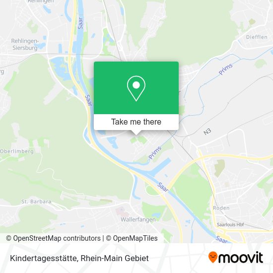Карта Kindertagesstätte