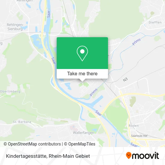Карта Kindertagesstätte