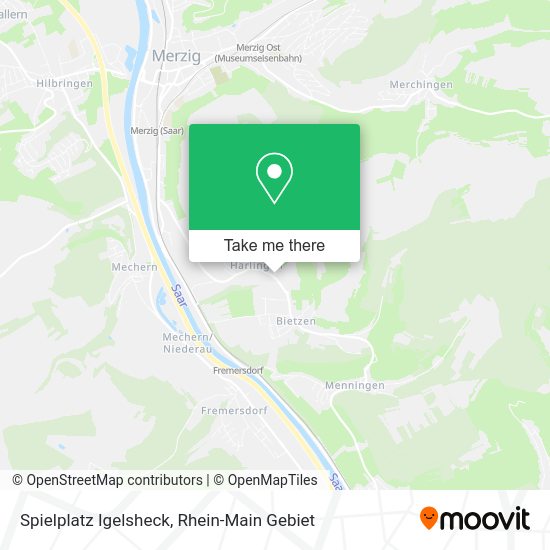 Карта Spielplatz Igelsheck
