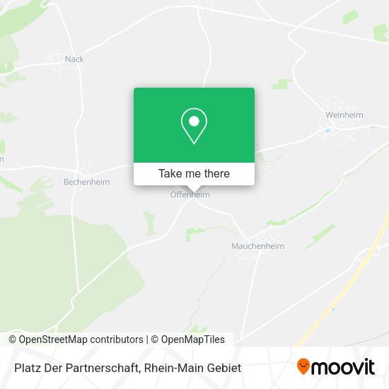 Карта Platz Der Partnerschaft