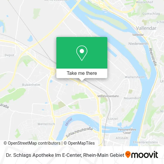 Карта Dr. Schlags Apotheke Im E-Center
