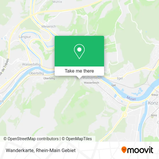 Карта Wanderkarte