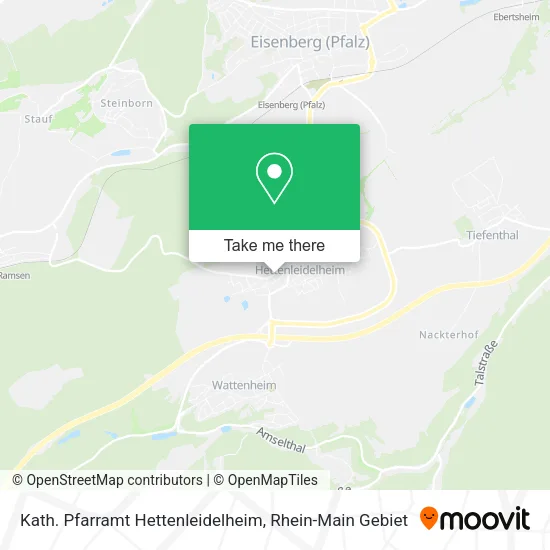 Карта Kath. Pfarramt Hettenleidelheim
