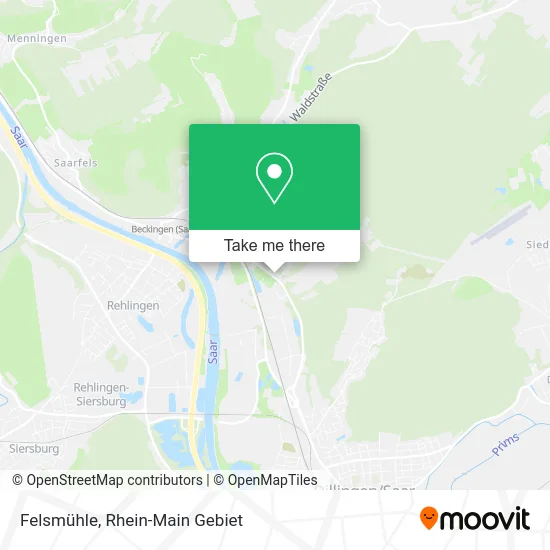 Карта Felsmühle