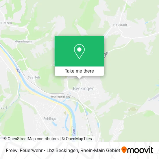 Карта Freiw. Feuerwehr - Lbz Beckingen