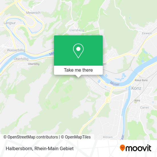 Карта Halbersborn