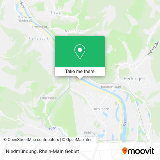 Карта Niedmündung