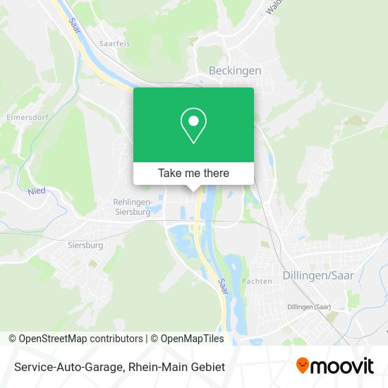 Service-Auto-Garage map