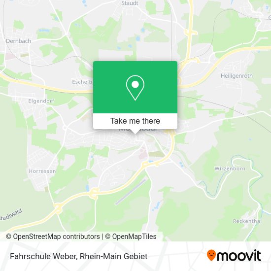 Карта Fahrschule Weber