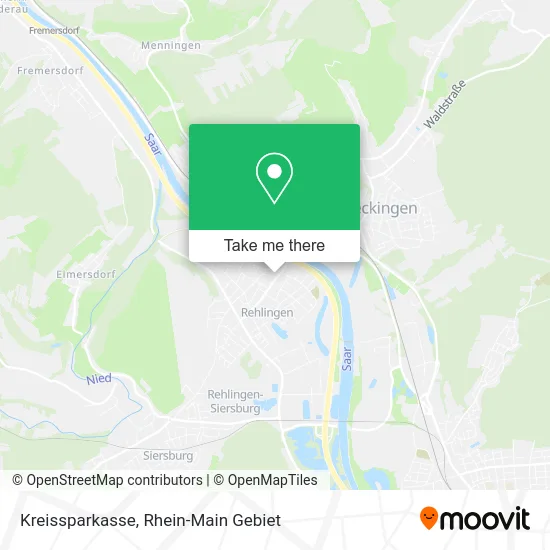 Карта Kreissparkasse