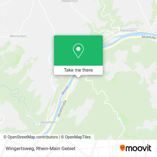 Карта Wingertsweg