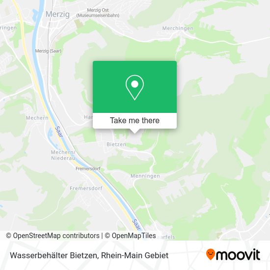 Карта Wasserbehälter Bietzen
