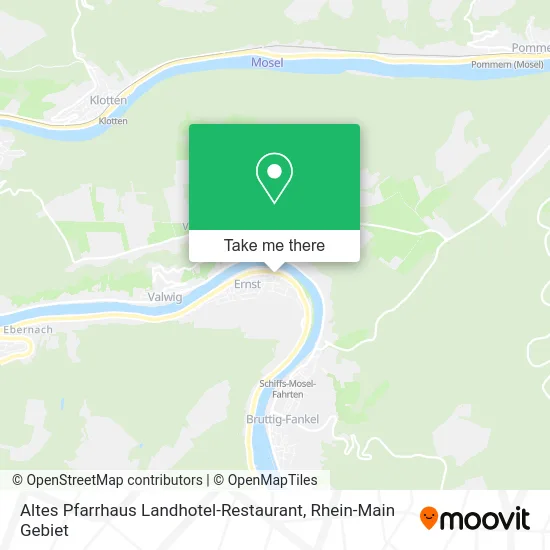 Карта Altes Pfarrhaus Landhotel-Restaurant