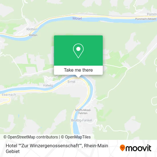Карта Hotel ""Zur Winzergenossenschaft""