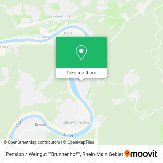 Карта Pension / Weingut ""Brunnenhof""