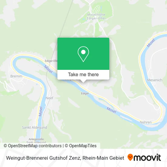 Карта Weingut-Brennerei Gutshof Zenz