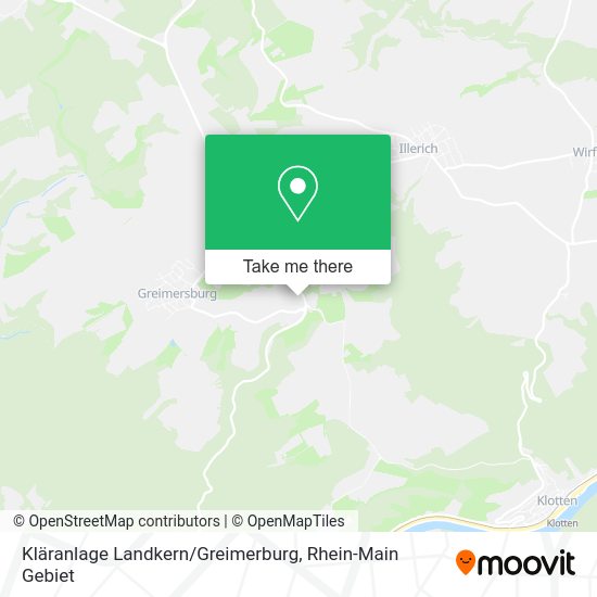 Карта Kläranlage Landkern / Greimerburg