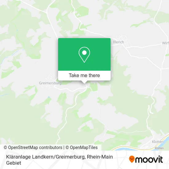 Карта Kläranlage Landkern / Greimerburg