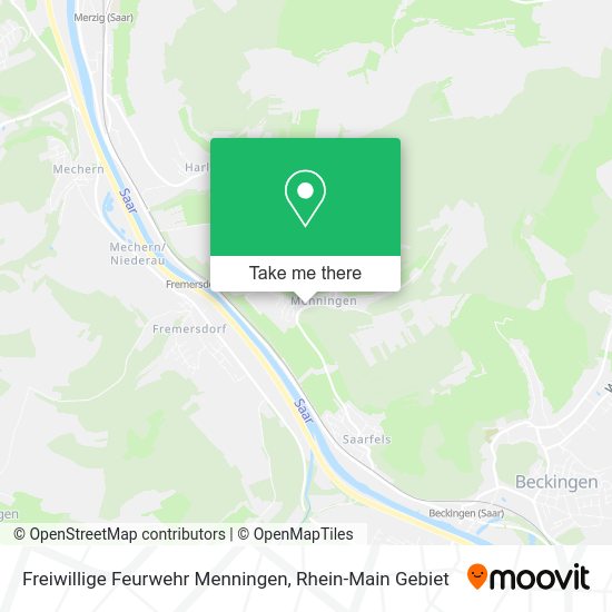 Карта Freiwillige Feurwehr Menningen
