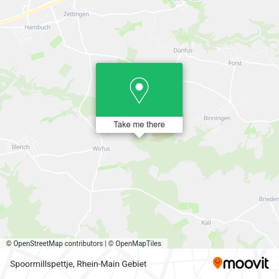 Карта Spoormillspettje