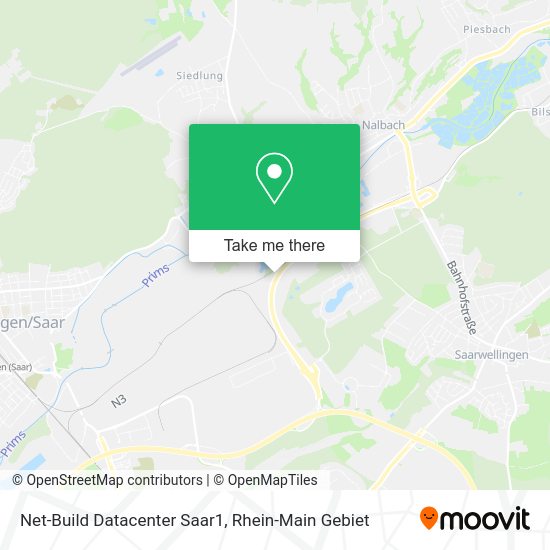 Net-Build Datacenter Saar1 map