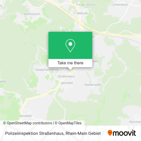 Карта Polizeiinspektion Straßenhaus