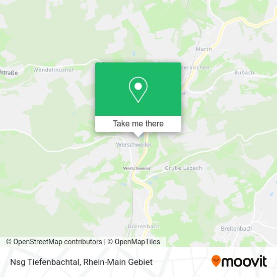 Карта Nsg Tiefenbachtal