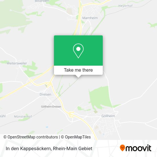 Карта In den Kappesäckern